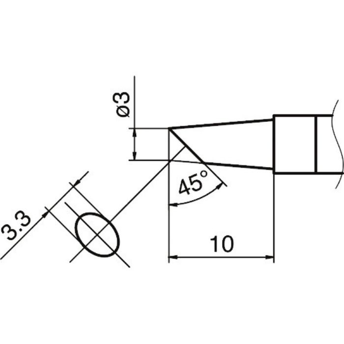 白光 こて先 3BC型(Tcode:1639844)