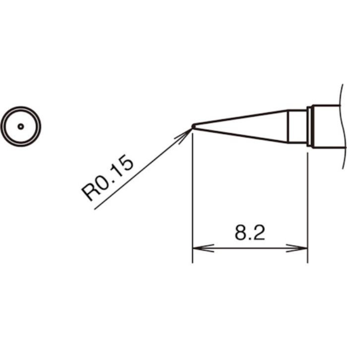 白光 こて先I型 350℃(Tcode:3155855)