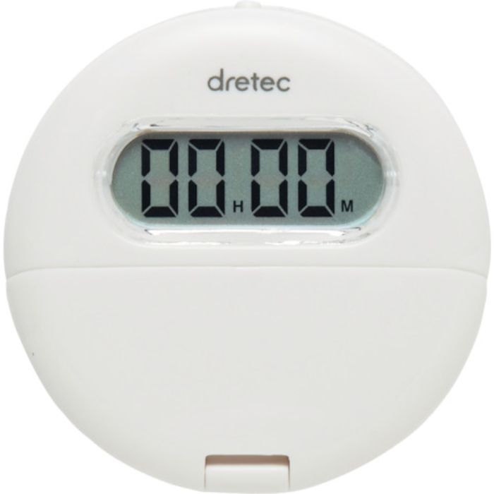dretec クリップ付バイブタイマー ホワイト(Tcode:2709863)