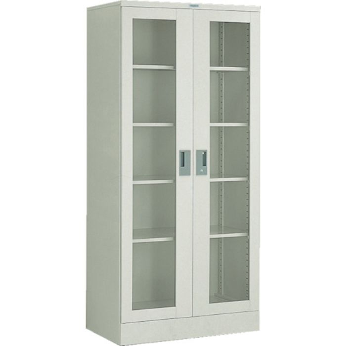 TRUSCO コンテナラックケース バンラックケース L型 両開き扉 844X490XH1790(Tcode:5010292)