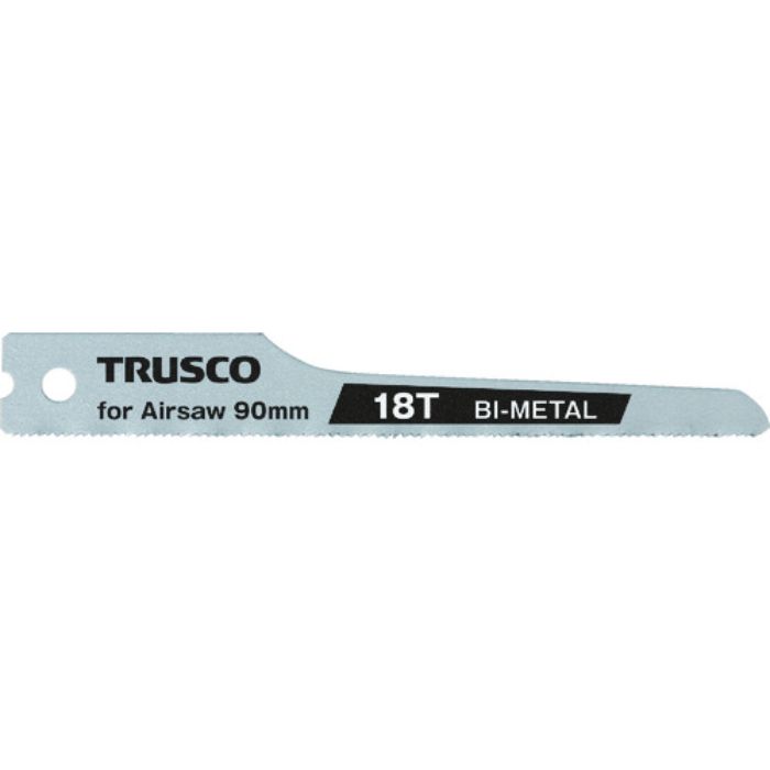 TRUSCO バイメタル製エアソー替刃 90mmX18山 10枚入(Tcode:8555908)