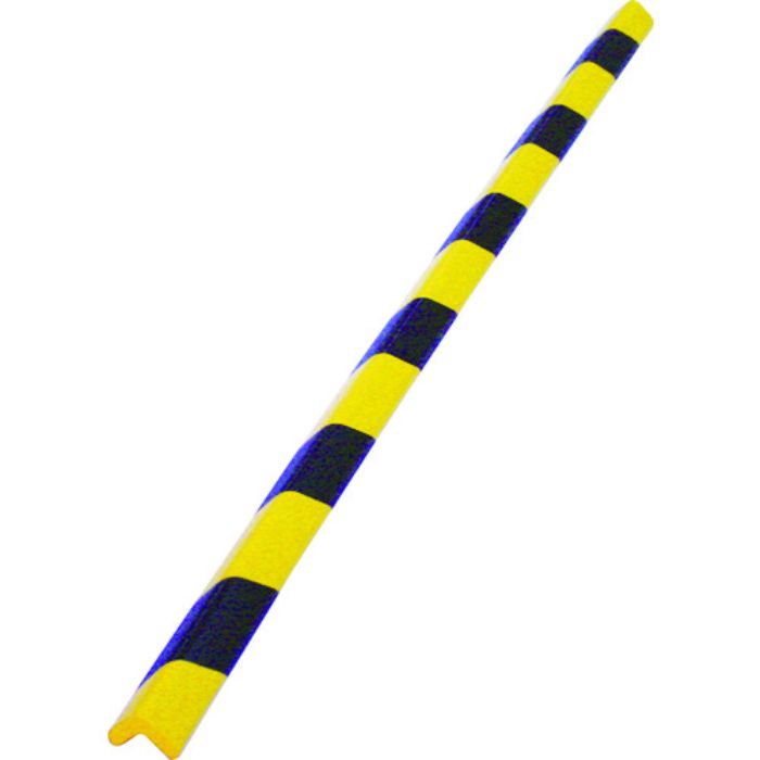 TRUSCO 安心クッションL字型 油面接着仕様 小 黒・黄 1本入り(Tcode:7647166)