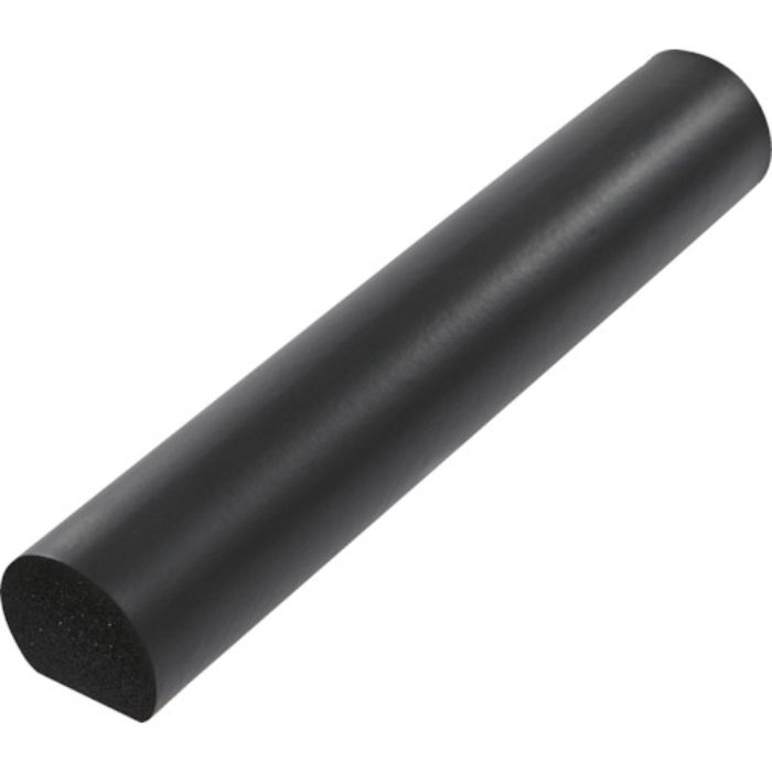 TRUSCO 安心クッション かまぼこ型 1本入り ブラック(Tcode:4157354)