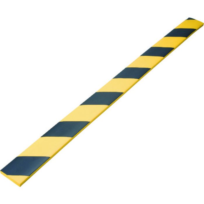 TRUSCO 安心クッション 平型 1本入り 黒/黄(Tcode:4157290)