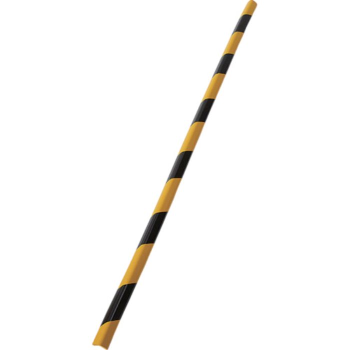TRUSCO 安心クッションL字型細 黒・黄 1本入(Tcode:4896475)
