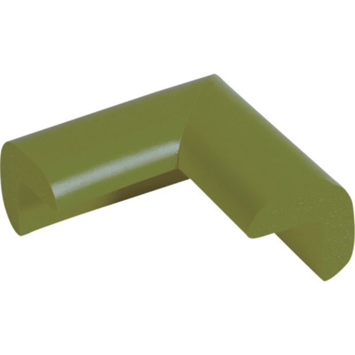 TRUSCO 安心クッション コーナー用 大 1個入 オリーブドラブ(Tcode:7686862)