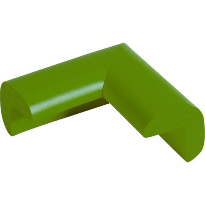 TRUSCO 安心クッション コーナー用 小 1個入 オリーブドラブ(Tcode:7686871)