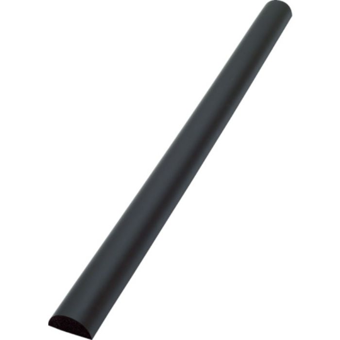 TRUSCO 安心クッション 半円型 0.9m 1本入 ブラック(Tcode:8187045)