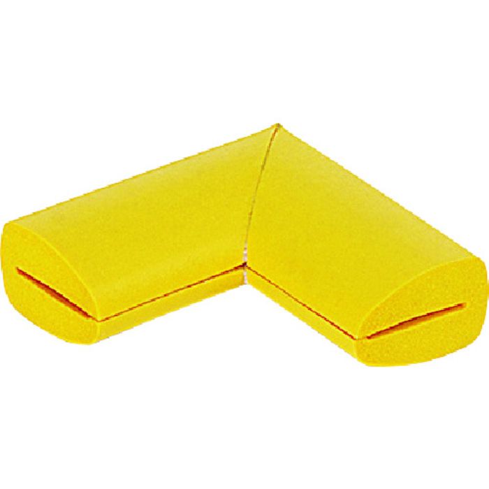 TRUSCO 安心クッション はさみこみ型 コーナー用 幅9mm イエロー(Tcode:8187046)