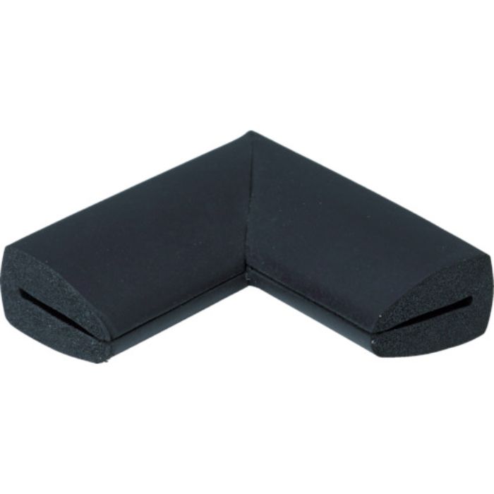 TRUSCO 安心クッション はさみこみ型 コーナー用 幅9mm ブラック(Tcode:8187047)