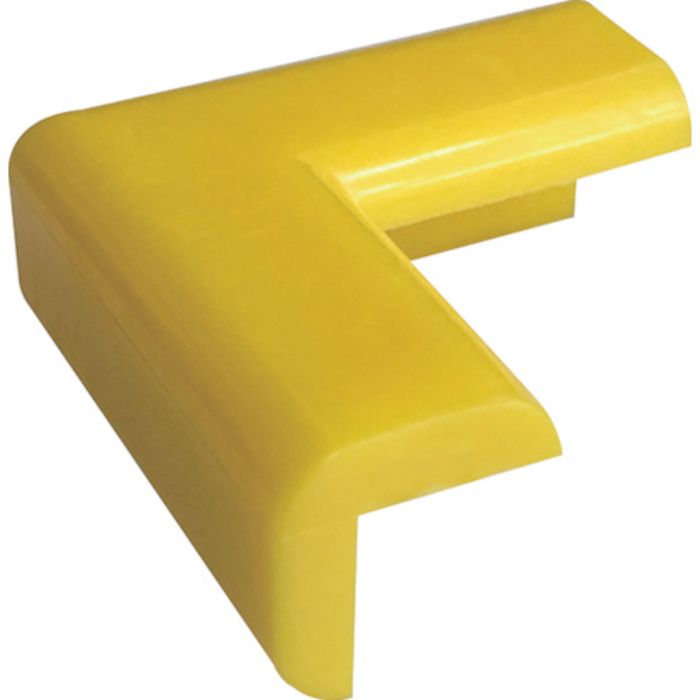 TRUSCO 屋外用安心クッションコーナー 極細 1本入り イエロー(Tcode:2564577)