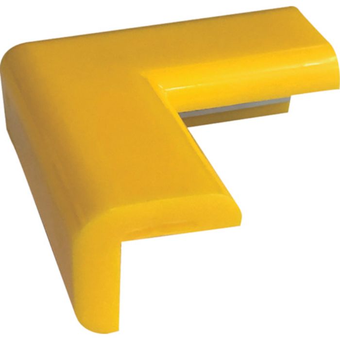 TRUSCO 屋外用安心クッションコーナー 細 1本入り イエロー(Tcode:2564573)