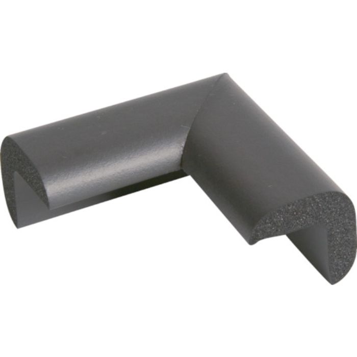 TRUSCO 安心クッション コーナー用 小 1個入り ブラック(Tcode:4156943)