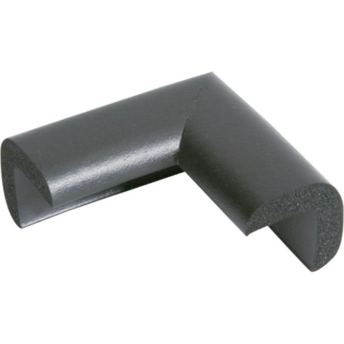 TRUSCO 安心クッション コーナー用 細 1個入り ブラック(Tcode:4156901)