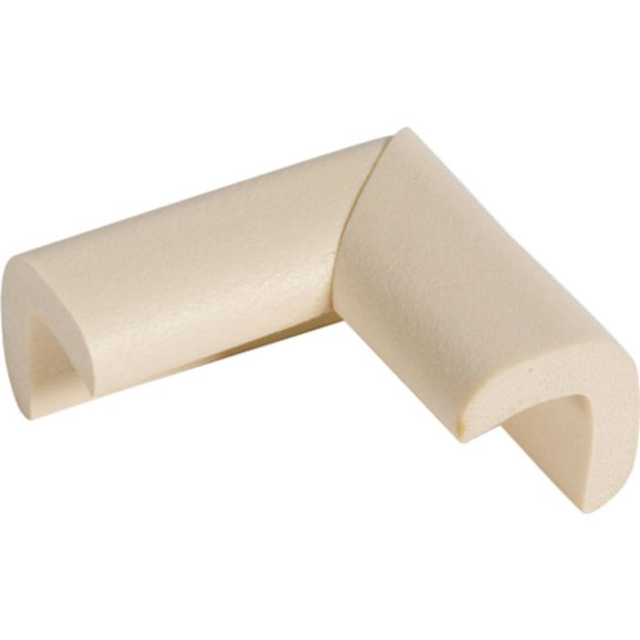 TRUSCO 安心クッション コーナー用 極細 1個入り アイボリー(Tcode:4156854)