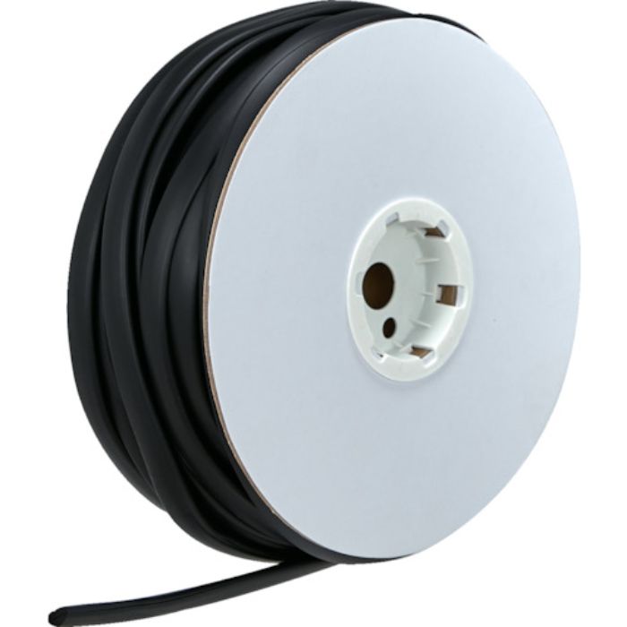 TRUSCO 安心クッションはさみこみ型ロール巻き 30m ブラック(Tcode:3747751)