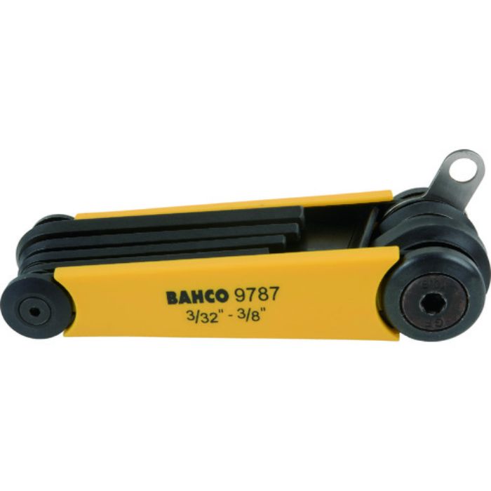 バーコ 六角棒レンチ 高所作業向け 折込式ヘックスセット(Tcode:8370359)