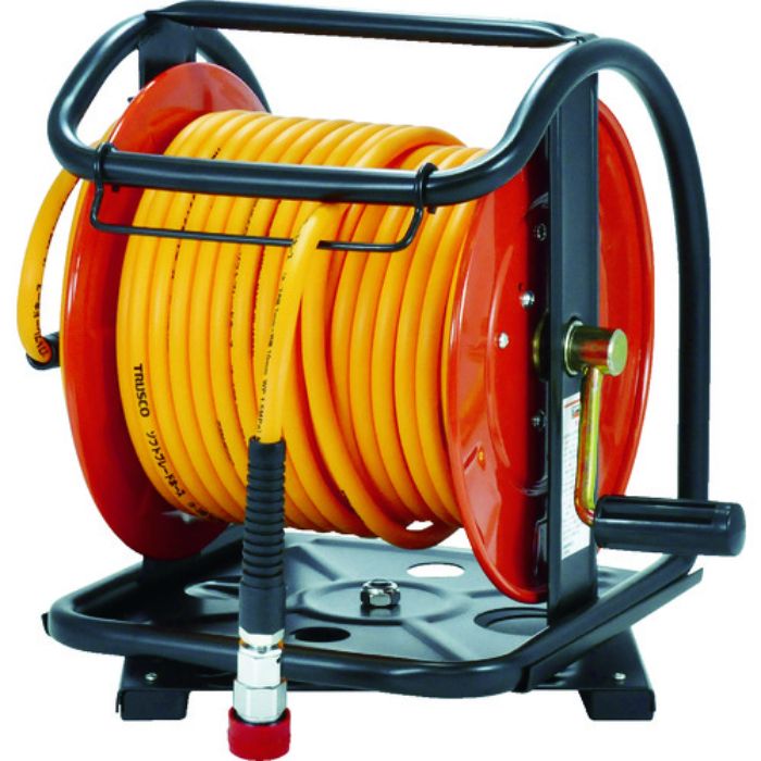 TRUSCO C型エアーリール ワンタッチカップリング付 7X10mm 20m巻(Tcode:1145055)