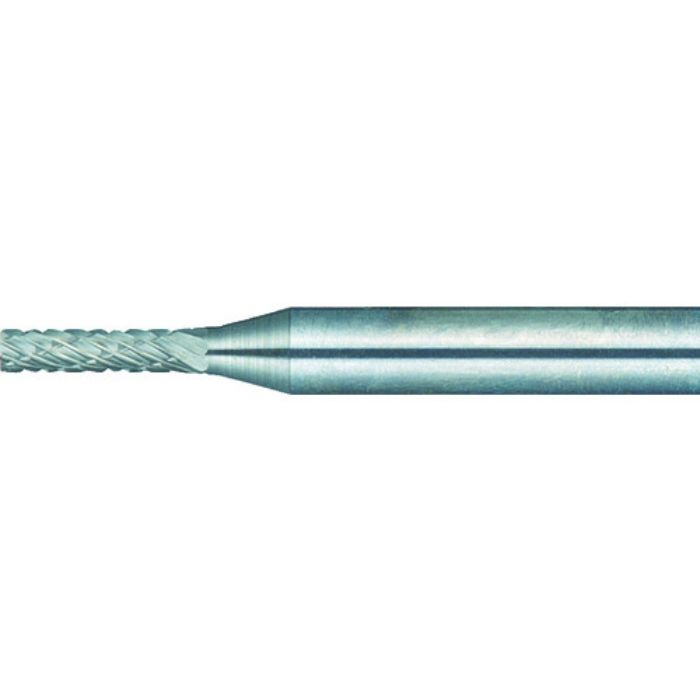 TRUSCO 超硬バー 円筒型 Φ1.5X刃長6X軸3 ロング ダブルカット(Tcode:4363370)