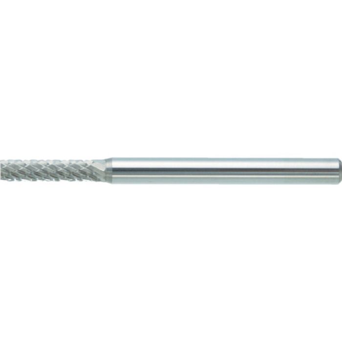 TRUSCO 超硬バー 円筒型 Φ2.5X刃長11X軸3 ダブルカット(Tcode:3447251)