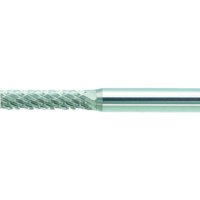 TRUSCO 超硬バー 円筒型 Φ2.5X刃長11X軸3 ロング ダブルカット(Tcode:4363396)