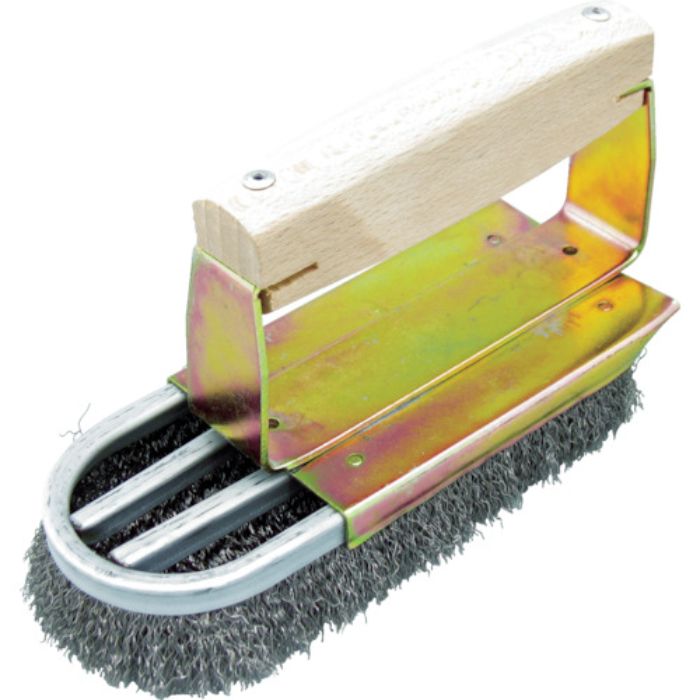 TRUSCO チャンネルブラシ ストロング D型4行 ワイヤ鋼線(Tcode:8551283)