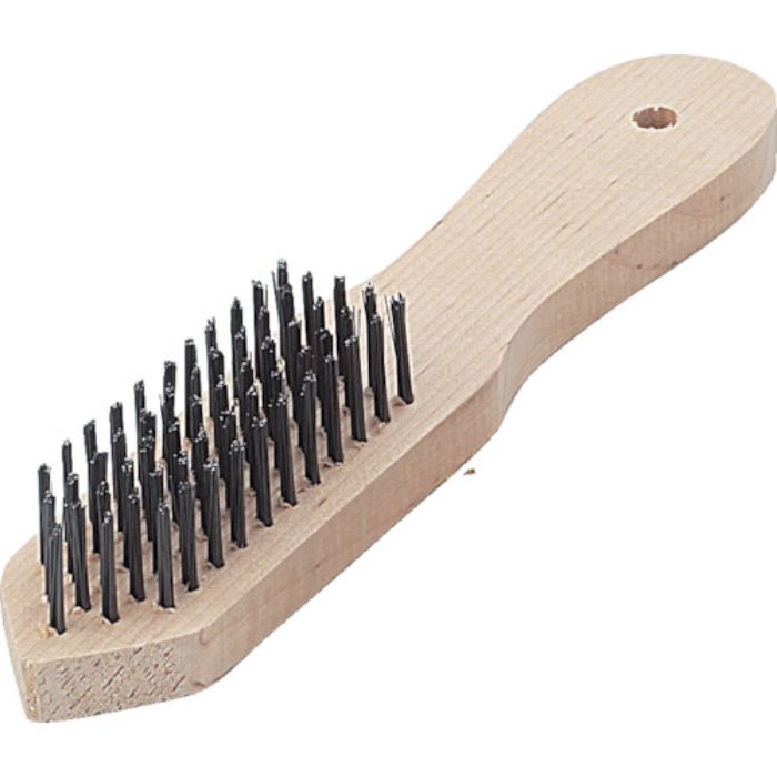 TRUSCO 剣先型5行ブラシ 焼入鋼線(Tcode:2589362)