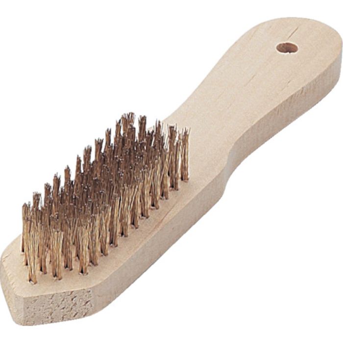 TRUSCO 剣先型5行ブラシ ゴールドメッキ線(Tcode:2589397)