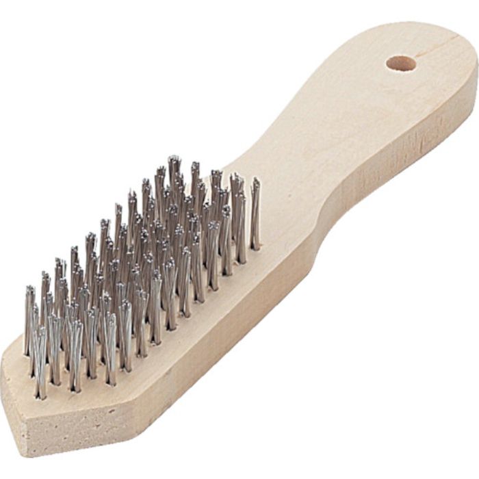 TRUSCO 剣先型5行ブラシ ステンレス線(Tcode:2589371)