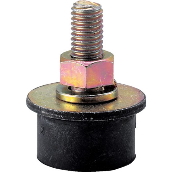 TRUSCO 丸型防振ゴム 片ボルトタイプ 最大荷重980N(Tcode:2337924)