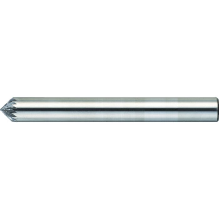 TRUSCO 超硬バー 円錐型60° Φ6X刃長4.8X軸6 シングルカット(Tcode:4364554)