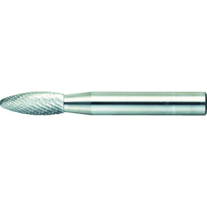 TRUSCO 超硬バー 楕円 Φ6X刃長16X軸6 ダブルカット(Tcode:3840557)