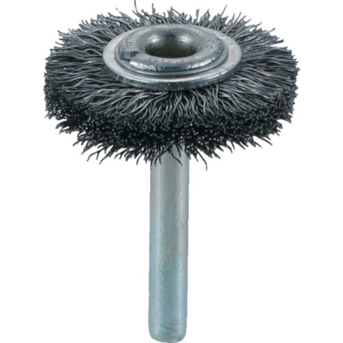 TRUSCO 軸付ホイールブラシ φ38X軸6 鋼線 線径0.3(Tcode:2590026)