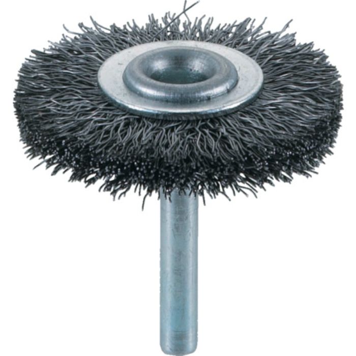 TRUSCO 軸付ホイールブラシ φ50X軸6 鋼線 線径0.3(Tcode:2619474)