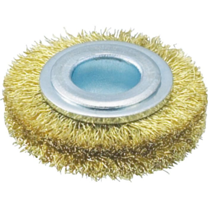 TRUSCO ホイルブラシ 32X10mm穴 真鍮線 線径0.15(Tcode:3291243)