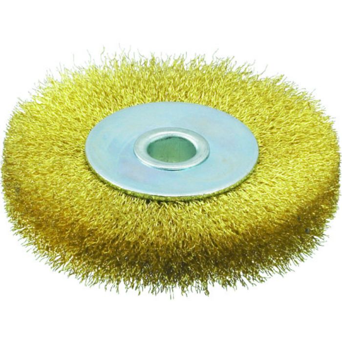 TRUSCO ホイルブラシ 75X10mm穴 真鍮線 線径0.15(Tcode:3291286)