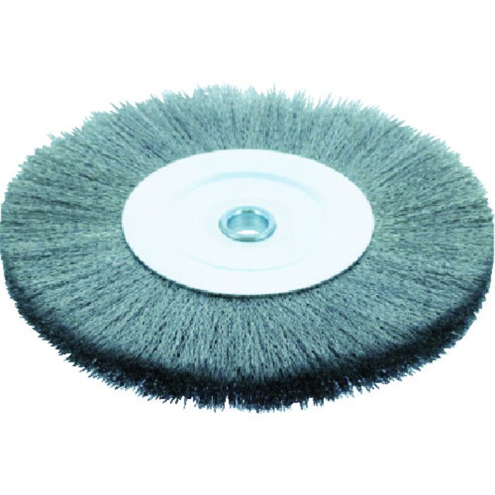 TRUSCO ホイルブラシ Φ250X19.05(19)mm穴 ステンレス線 線径0.3(Tcode:8554896)