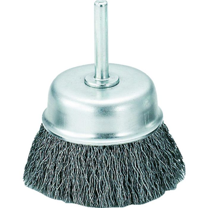 TRUSCO 軸付カップブラシ φ65X軸6 鋼線 線径0.3(Tcode:2621550)