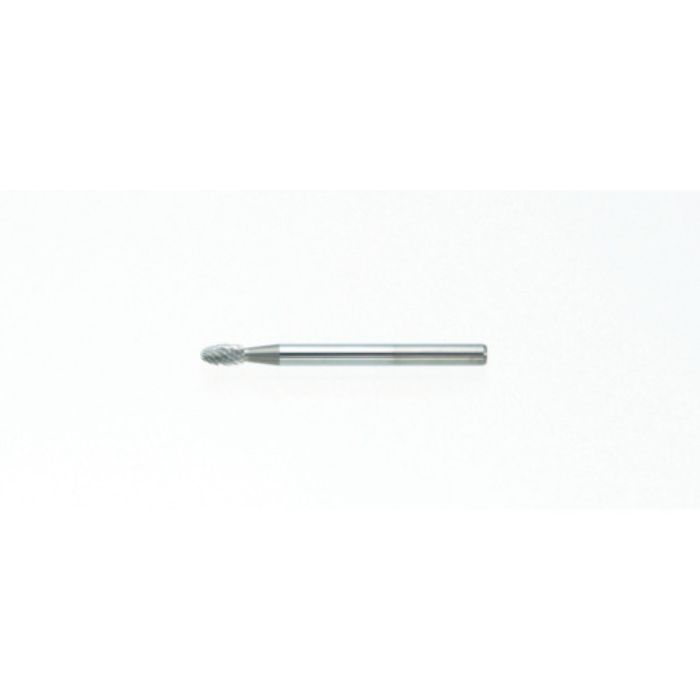 TRUSCO 超硬バー タマゴ型 Φ5X刃長4.7X軸3 ダブルカット(Tcode:4365020)