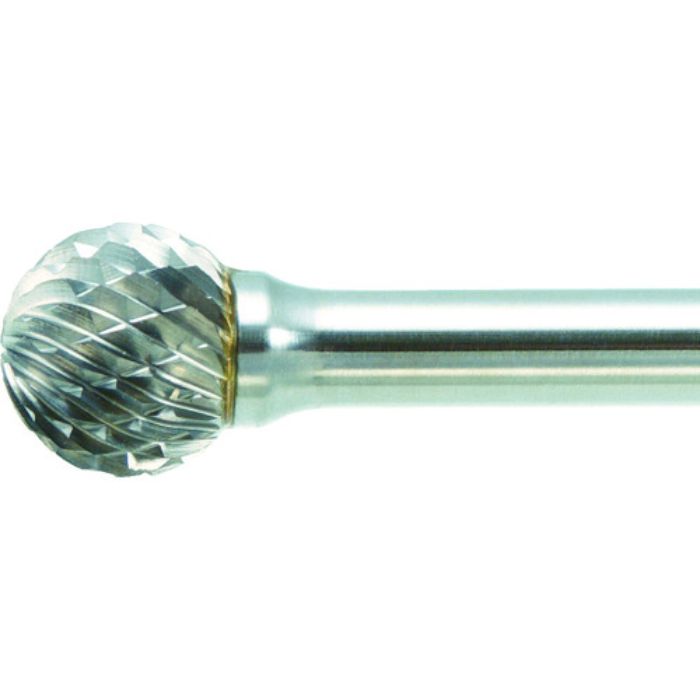 TRUSCO 超硬バー 球型 Φ12.7X刃長11X軸6 ロング ダブルカット(Tcode:4365500)