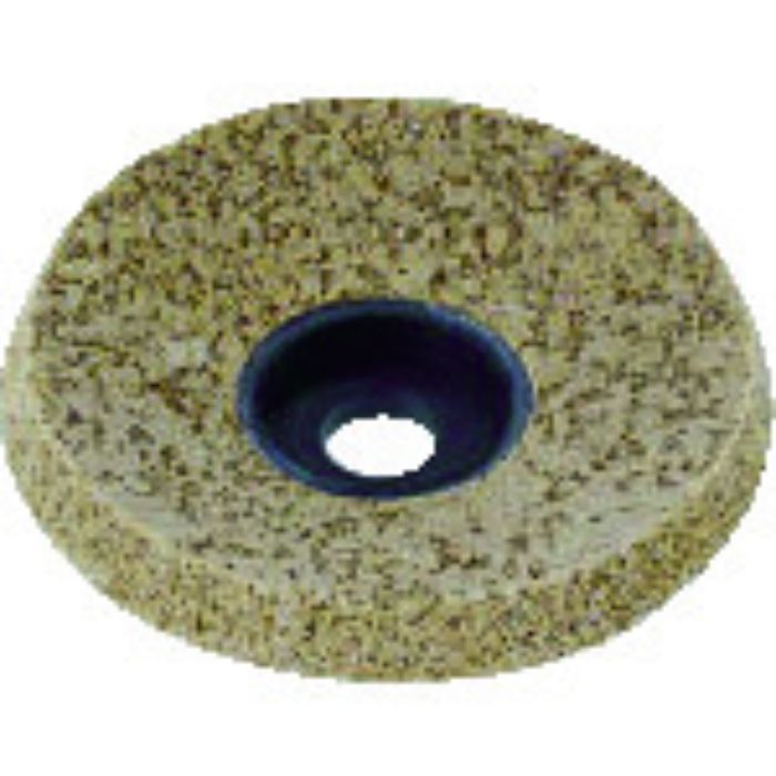 TRUSCO ベベルディスク ブラウン 取付穴径Φ15 #180 (5個入)(Tcode:4719671)