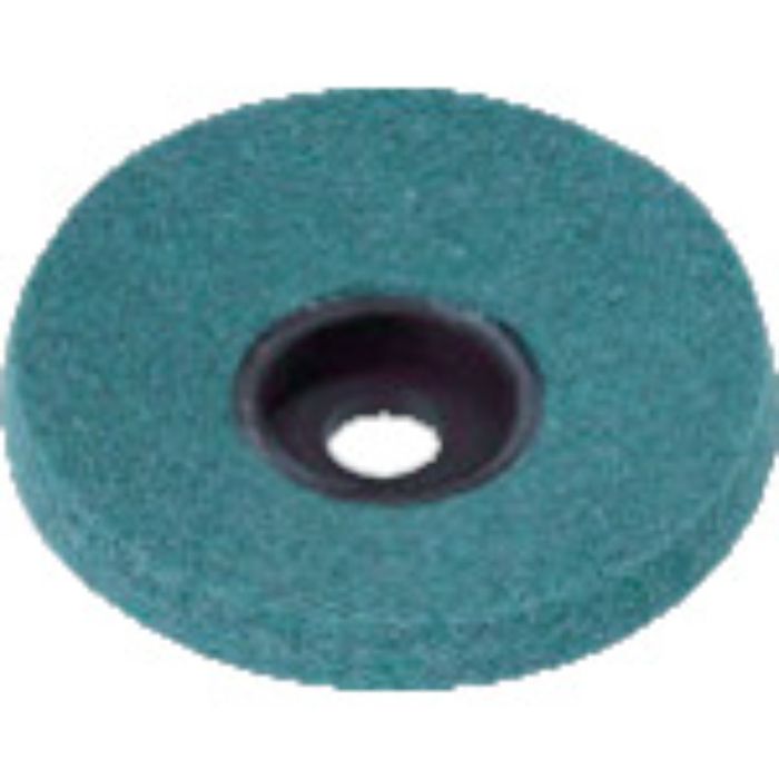 TRUSCO ベベルディスク グリーン 取付穴径Φ15 #400 (5個入)(Tcode:4719697)