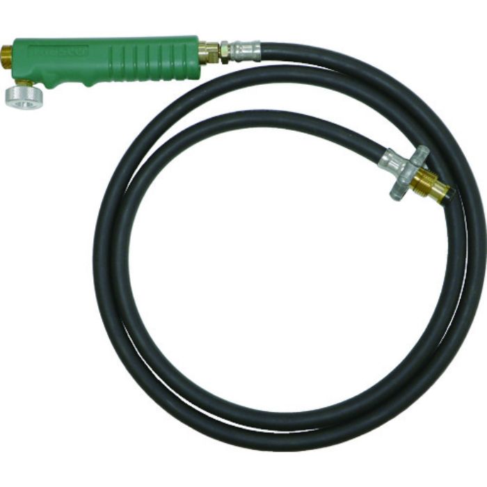 TRUSCO プロパンバーナー用ホース 2M バルブ付(Tcode:2735601)