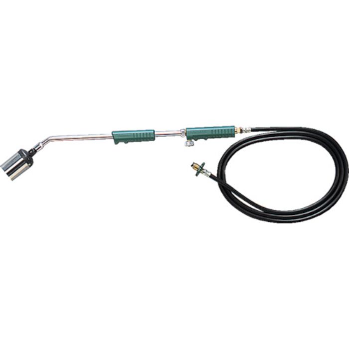 TRUSCO プロパンバーナー ホース5M付 火口径10号(Tcode:2735555)