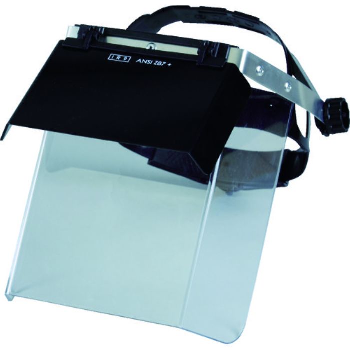 TRUSCO 二重防災面 遮光・クリア かぶりタイプ クリア 遮光度#9(Tcode:8550208)