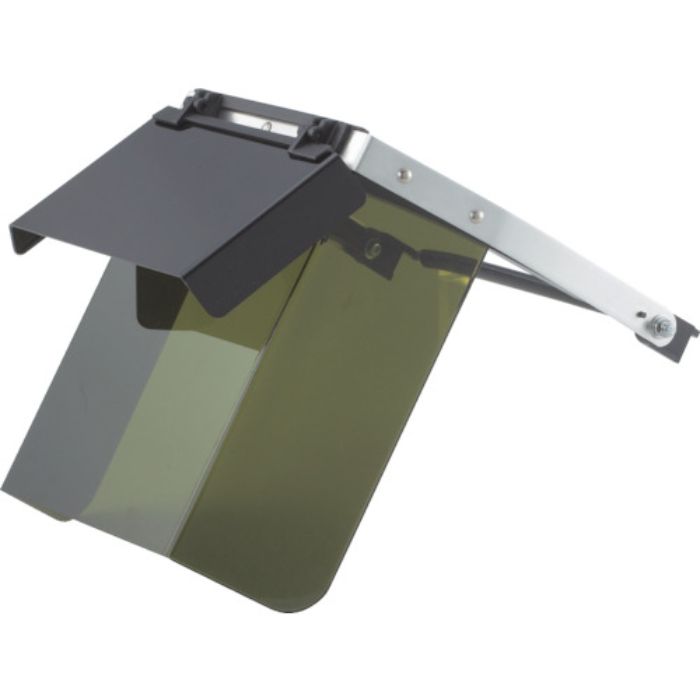 TRUSCO 遮光二重防災面 ヘルメット取付タイプ 前プレート遮光度8(Tcode:8185176)