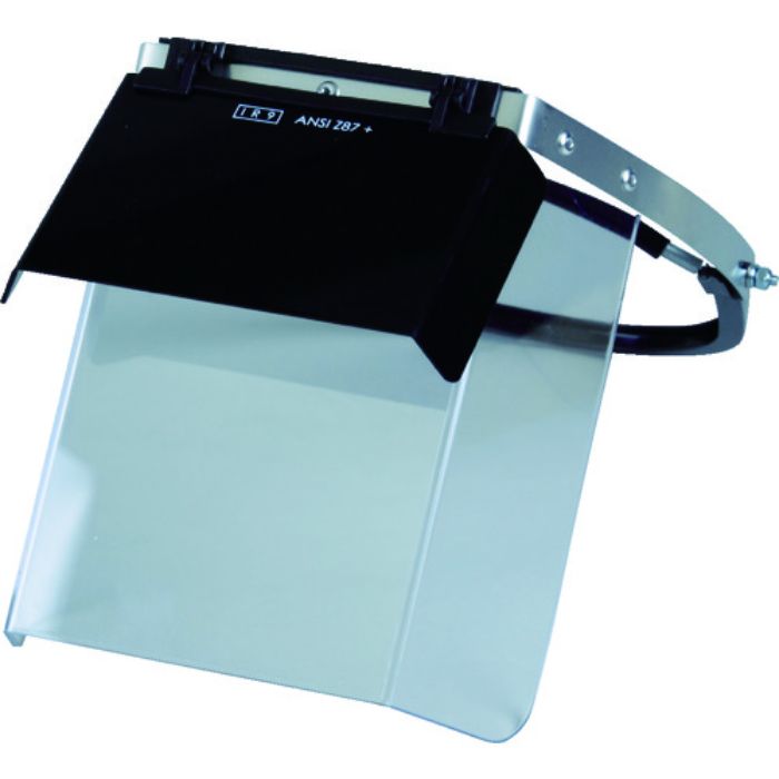 TRUSCO 二重防災面 遮光・クリア ヘルメット取付タイプ 遮光度#9(Tcode:8550210)