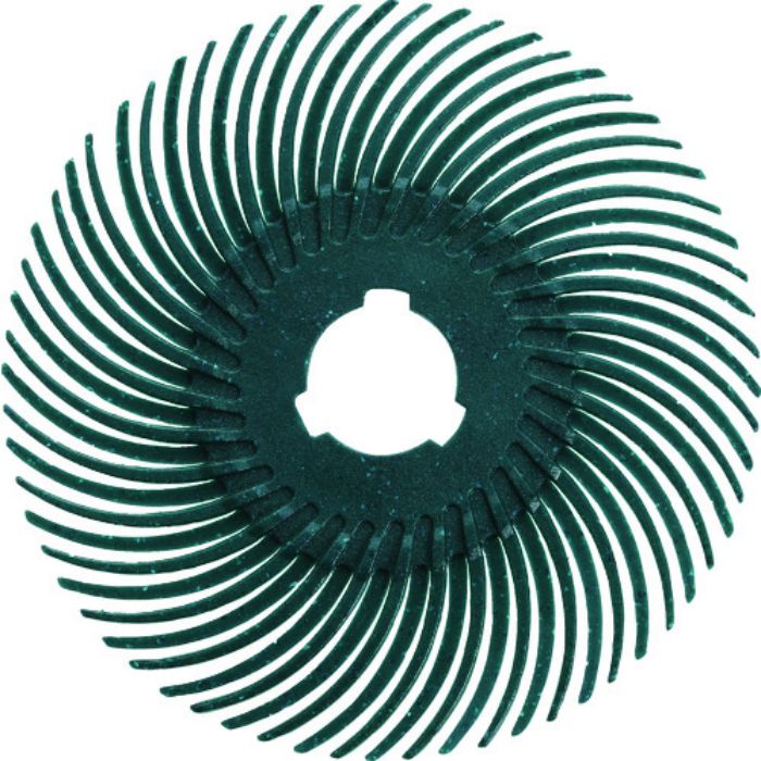 TRUSCO ラジアルブラシディスクΦ50.8#80緑(Tcode:2167080)