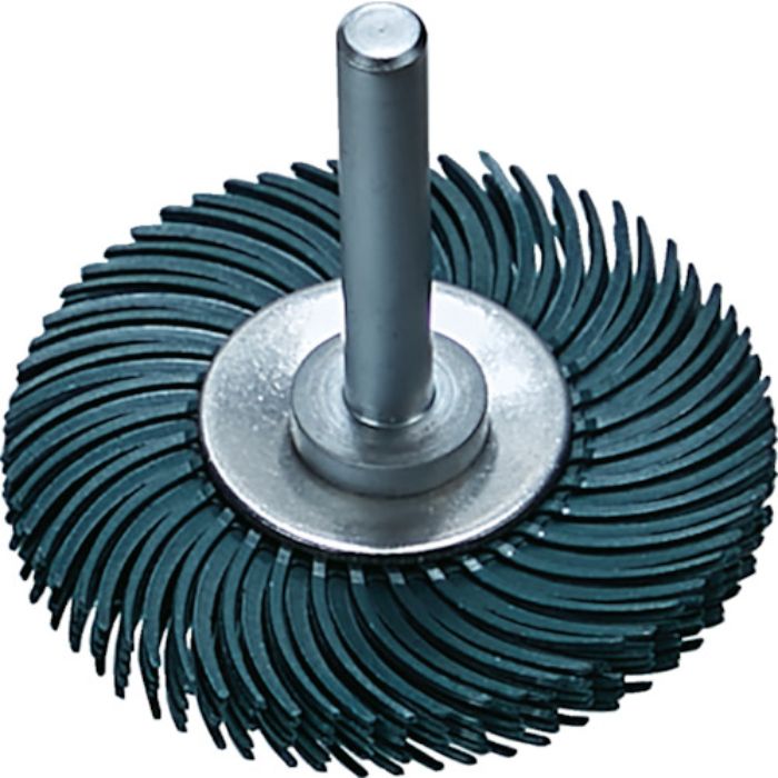 TRUSCO ラジアルブラシディスク(ホイールタイプ)Φ50.8#80緑(Tcode:2564095)