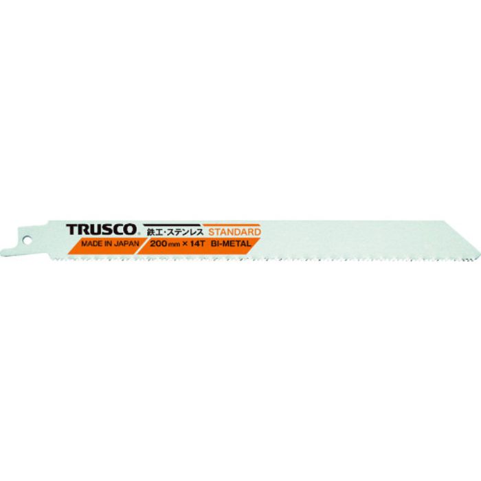 TRUSCO バイメタルセーバーソーブレード 200mmX0.9厚X14山 5枚(Tcode:7679203)
